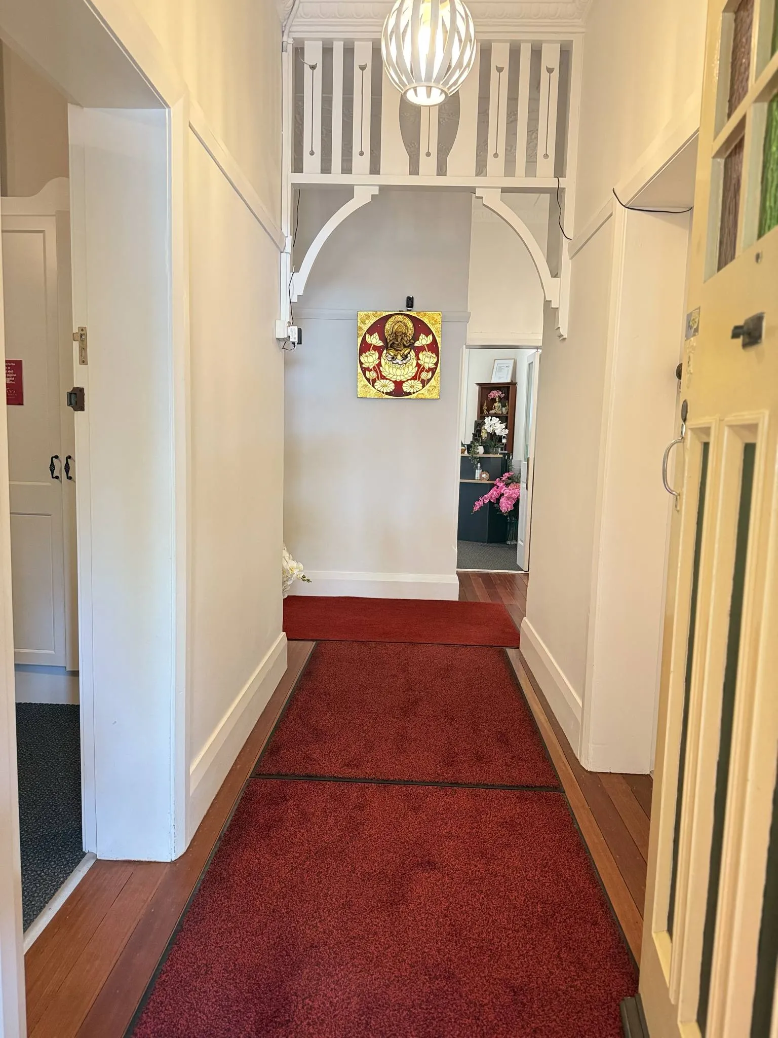The hallway